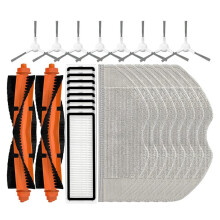 Compatibile con il Kit di Accessori per Aspirapolvere Robot per S40C E101 Sostituzione Della Spazzola Laterale Principale e Filtro HEPA 26