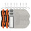 Compatible Compatible with  S40C E101 Robot Vacuum Accessory Kit Main Side Brush and HEPA Filter Replacement 26pcs 1