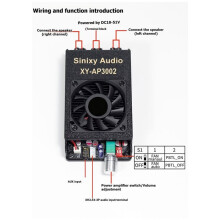 XY-AP3002 TPA3255 Versterkerbord 600W Mono 300W+300W Stereo Klasse D Versterker MCU Audio Versterkerbord Extern
