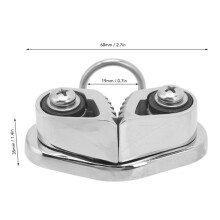 Wire Cleat Marine Cam Cleat Stainless Steel Fairlead Leading Anchor Rope Cleats Sailing Cleat for 3-12mm Rope
