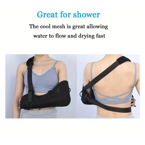 Arm Sling  Adjustable Mesh Shoulder Immobilizer for Injury Broken Fractured Bones Left Right Arm M
