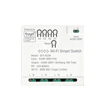 Tuya Garage Door WiFi Relay RF 4 Channel Module 90-265V 16A WiFi Curtain Module Wireless