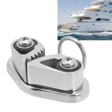 Wire Cleat Marine Cam Cleat Stainless Steel Fairlead Leading Ring Anchor Rope Cleats Sailing Cleat for 3-12mm Rope