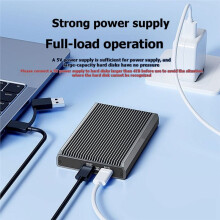 Dual Bay M.2 NVMe SSD Enclosure 10Gbps USB C External Hard Drive Dock Case 16TB Expansion Aluminum Enclosure