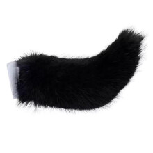 Remote Control Electric Wagging Tail for Scooter Plush Faux Fur Car Rear Decoration Moving Animal Tail Accessory
