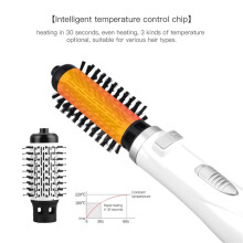 Automatic Rotating Hot Air Brush 2 in 1 Hair Salon Hair Brush Comb Straightener Brush and Volumizer EU Plug