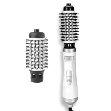 Automatic Rotating Hot Air Brush 2 in 1 Hair Salon Hair Brush Comb Straightener Brush and Volumizer EU Plug