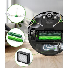 Ersättningsdelar och Tillbehör för E, i & J Series Combo I5, J5 Series Kompatibel, Robotdammsugare 22 Delar