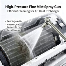 Dual 360 Air Conditioner Cleaning Sprays with 25 Fan Nozzle - 1/4" Interface for Quick Cleaning Internal for AC/Auto
