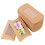 100Pcs Pillow Candy Box Paper Packaging Boxes Candy Bags with Transparent Window Cookie Boxes 2