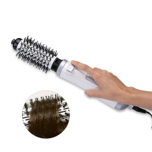 Automatic Rotating Hot Air Brush 2 in 1 Hair Salon Hair Brush Comb Straightener Brush and Volumizer EU Plug