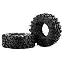 4PCS RC Crawler Tires 1.3 Inch RC Car Tire Beadlock Wheels Rims for 1/18 TRX4M SCX24 FMS Ascent-18