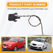 Car Front Windshield Washer Hose Nozzle Piping W/Heating 5P0955985B for Leon 06-13 Toledo Altea 04-15 5P0955988B R