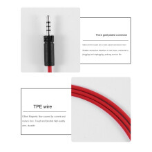 Replacement Audio Cable for MOMENTUM Headphones Cord Headsets Connecter Audio Cable with Mic Remoter-Black