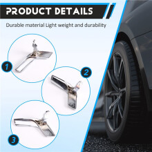 1Pair Metal Chrome Inner Door Handle Opener Buckle 2047201171 2047202763 for - W204 X204 08-15 2047202663 A