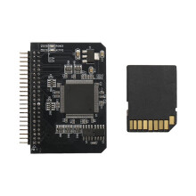 2.5 Inch Card to IDE Adapter, SDHC/SDXC Memory Card Converter to Laptop HDD 44 Pin Male Port HDD Riser Card