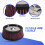 Air Cleaner Cover & 3-Hole Red Filter Element for  Dyna Softail Touring 6