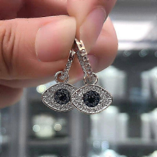 Collection de bijoux en cristal œil protecteur, boucles d'oreilles 1