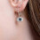 Collection de bijoux en cristal œil protecteur, boucles d'oreilles 3