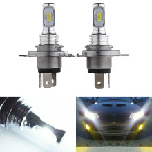H4 9003 HB2 LED-ajovalon polttimosarja kaukovalot lähivalot kirkas 35W 4000LM 6000K valkoinen-G