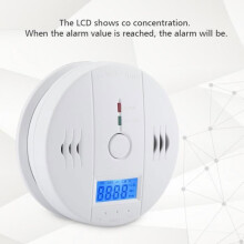 Gasdetector - HB057 - Koolmonoxide - Bedrade voeding - LCD-scherm - 85 dB-G