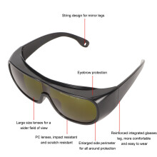 Gafas de seguridad láser profesionales de 190-510 nm para luz UV y azul-G