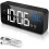 Digitale wekker - PZCC - LED - Dubbel alarm - Temperatuurweergave - USB oplaadbaar-G 1