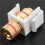 Banana Jack Binding Post  Jack Insert with Black & Red Rings, Screw Type Audio Speaker , 2 Pairs/4 Pack 1