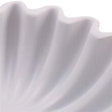 Fluted Ruffle Decorative Bowl - Home Decor Accents for Living Room Styling Coffee Table Bookshelf and Console Small-A
