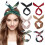 Κορδέλες μαλλιών με σύρμα Twist Bow, Vintage περιτύλιγμα κεφαλιού, κορδέλες μαλλι 1