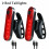 2-pack USB rechargeable LED bicycle rear light, bright, 4 modes, waterproof, red-G 1