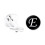 Pair Mens Letter Cufflink Wedding Formal Initial Alphabet Stainless 1