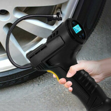 Däckpump - YYV - 120W Modell - 2000mAh Batteri - LED Digital Mätare - Bärbar-G