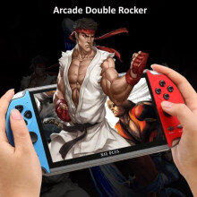 X12 Plus spillkonsoll – 7 tommer – 1000 innebygde spill – 16 GB – dobbel joystick-G