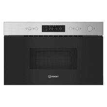 Indesit Built-In Microwave & Grill - Stainless Steel IMK12XUK