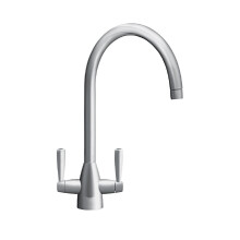 Franke Eiger Dual Lever Monobloc Kitchen Mixer Tap - Steel 115.0049.990