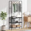 VidaXL vidaXL Kleiderständer Schwarz Eichen-Optik 77 x 30 x 171 cm 1
