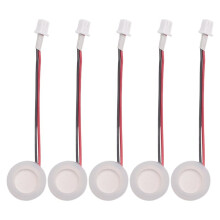 5 Pcs 20mm 1.7Mhz Ultrasonic Mist Maker Fogger Ceramics Discs with Wire and Sealing Ring Humidifier Accessories