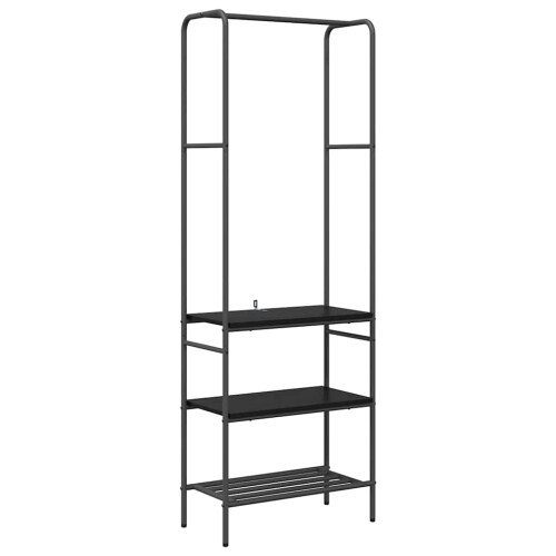 VidaXL vidaXL Kleiderständer Schwarz Eichen-Optik 60 x 30 x 171 cm 1