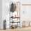 VidaXL vidaXL Kleiderständer Schwarz Eichen-Optik 60 x 30 x 171 cm 4