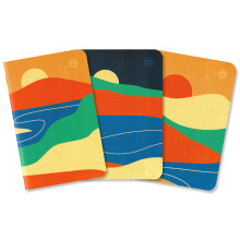 Quaderni di Gratitudine Compatti - Drift Set (Gestisci Stress & Ansia, Supporto Salute Mentale, 3.5" x 5.5", 36 pagine)