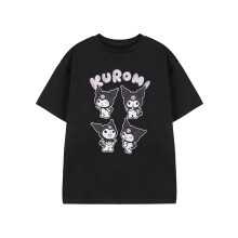 (3-4 Years) Hello Kitty Short Sleeved T-Shirt (Girls Black)