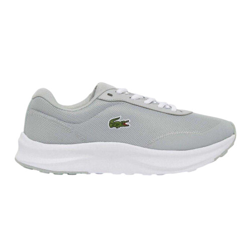 Lacoste (10 UK, Grey/White) Lacoste Mens Neo Runbase Mesh Cushioned Trainers