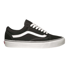 (11 UK, Black/White) Vans Mens Old Skool Canvas Trainers