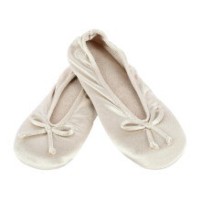 Isotoner Women's Satin Classic Ballerina Slippers