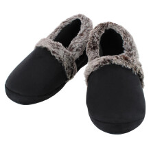 Isotoner Women's Recycled Microsuede A-Line Moccasin Slippers