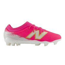 (5 UK, Pink/White) New Balance Childrens/Kids Furon 3 Firm Ground Football Boots