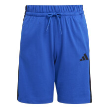 (7-8 Years, Team Royal Blue) Adidas Boys Essentials 3 Stripes Shorts