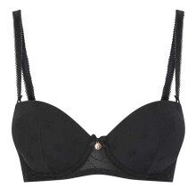 (32DD, Jet Black) Ted Baker Womens/Ladies Jacquard Bra
