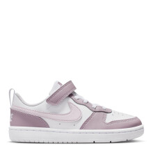 (13 UK Child, White/Plum/Fog) Nike Childrens/Kids Court Borough Trainers
